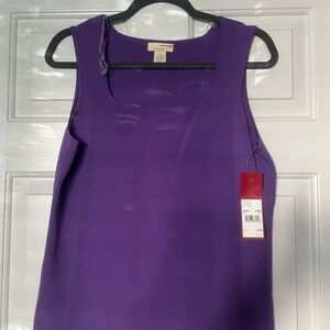 Choices Purple Tank Top | NWT | Size L